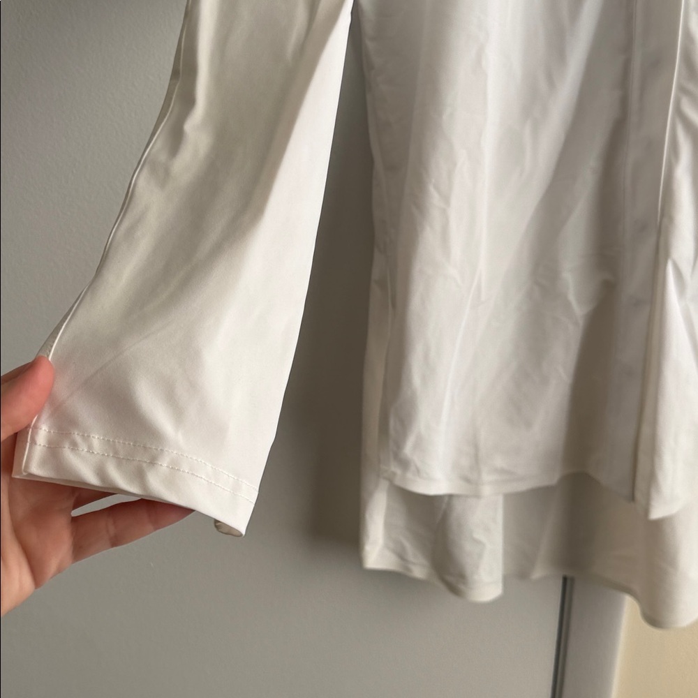 Aday Something Borrowed White Button Up Boyfriend… - image 7